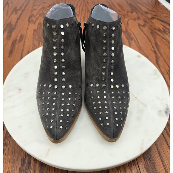 1State
Loka Grey Studded Leather Ankle Boots - Picture 4 of 8